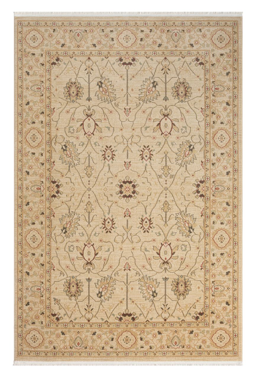 MyFlair Teppich Millie, 200cm x 290cm, Farbe Beige, rechteckig, Florhöhe 7,5mm