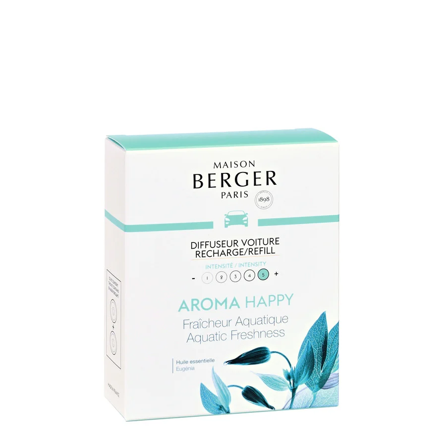 Diffuseur Voiture Recharge Aroma Happy Fraîcheur Aquatique – Autoparfüm