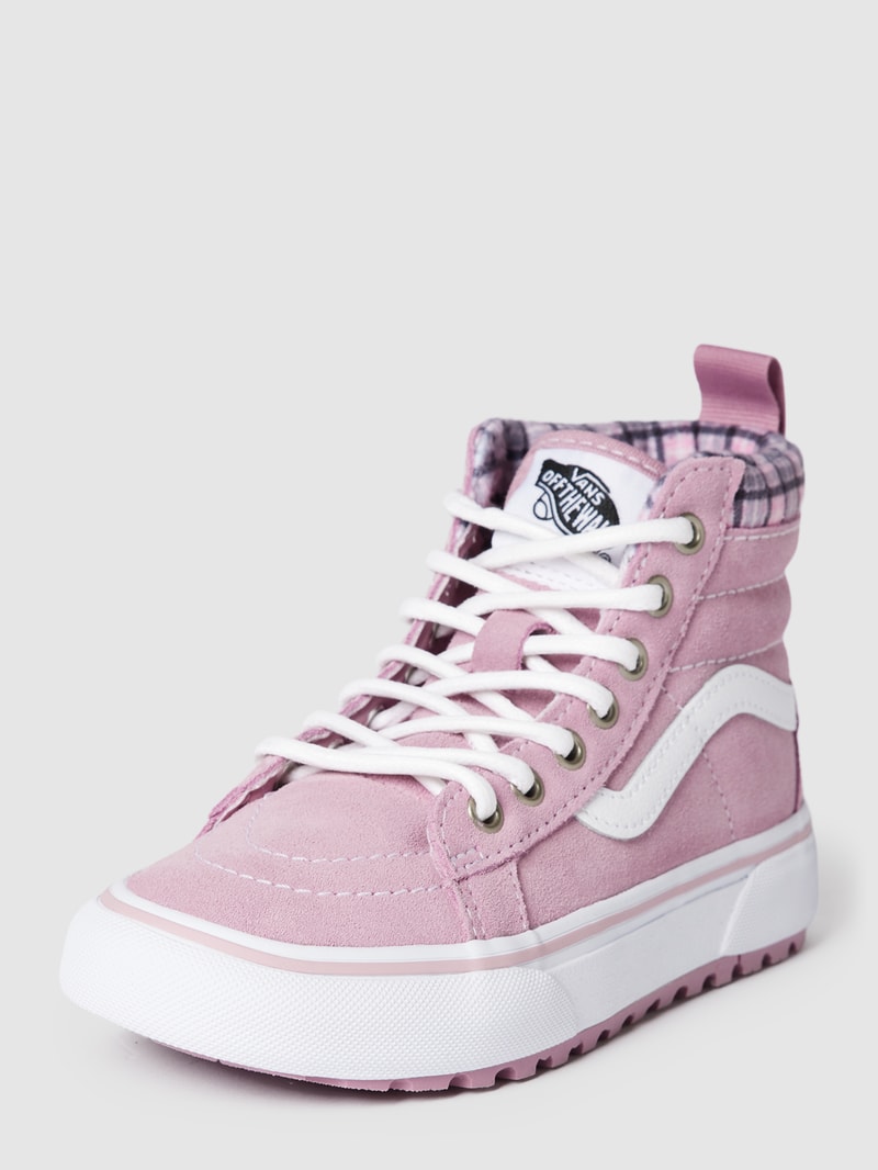 High Top Sneaker mit Label-Details Modell 'SK8-HIGH' in rosa