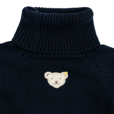 Pullover GOTS, dunkelblau für Jungs