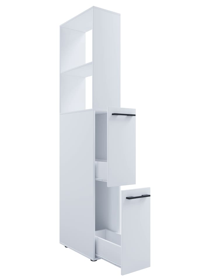 VCM  Holz Badmöbel Nischenschrank Schublade Sadilo XL in Weiß günstig kaufen onesize