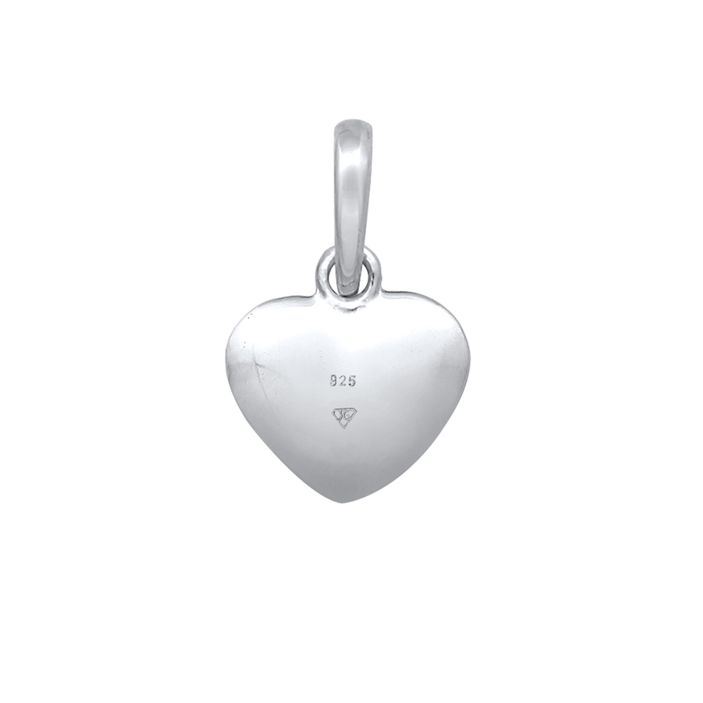 Elli Elli Pendentif Femmes pendentif coeur amour basique en argent sterling 925 Pendentif
