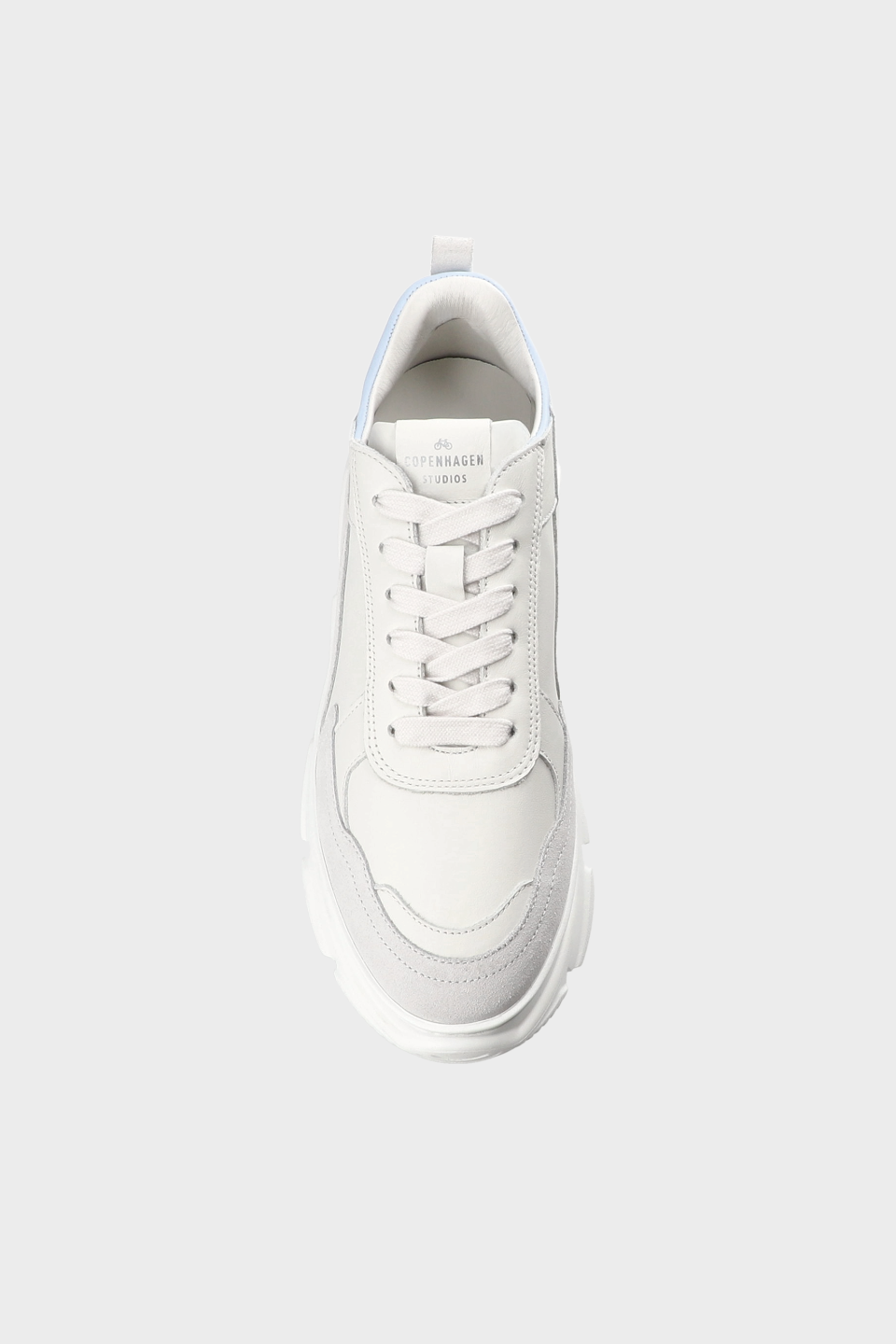 CPH40 leather mix off white/light blue