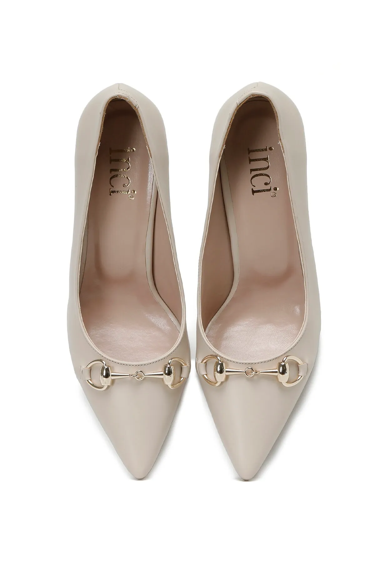 İnci  Clara 3fx Beige Damenschuhe mit Absatz