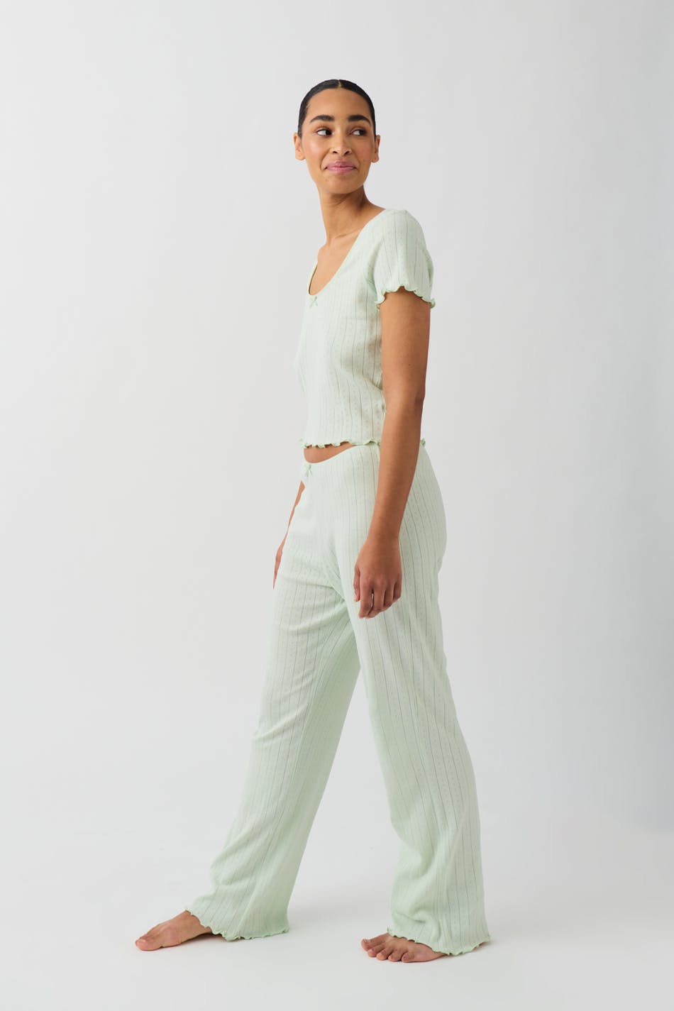Pointelle pyjamas trousers