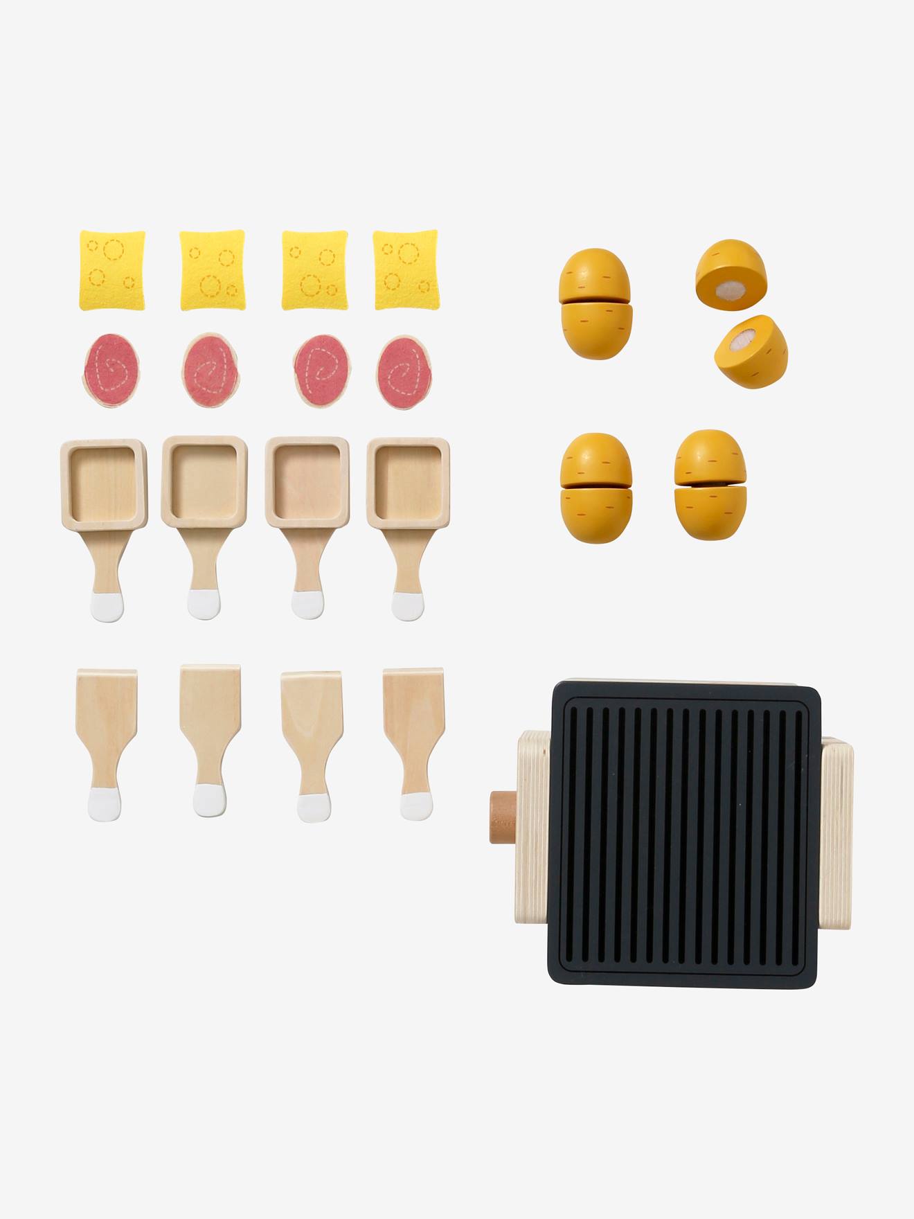 Appareil à raclettes en bois FSC® multicolore