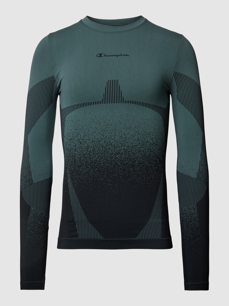 Longsleeve mit Rundhalsausschnitt in bottle
