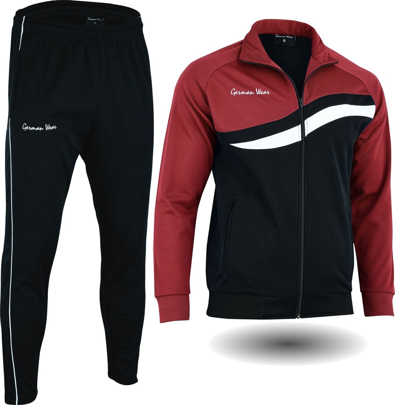 German Wear Trainingsanzug GW779k, Herren Trainingsanzugs Sportanzug Jogginganzug Doppellagig