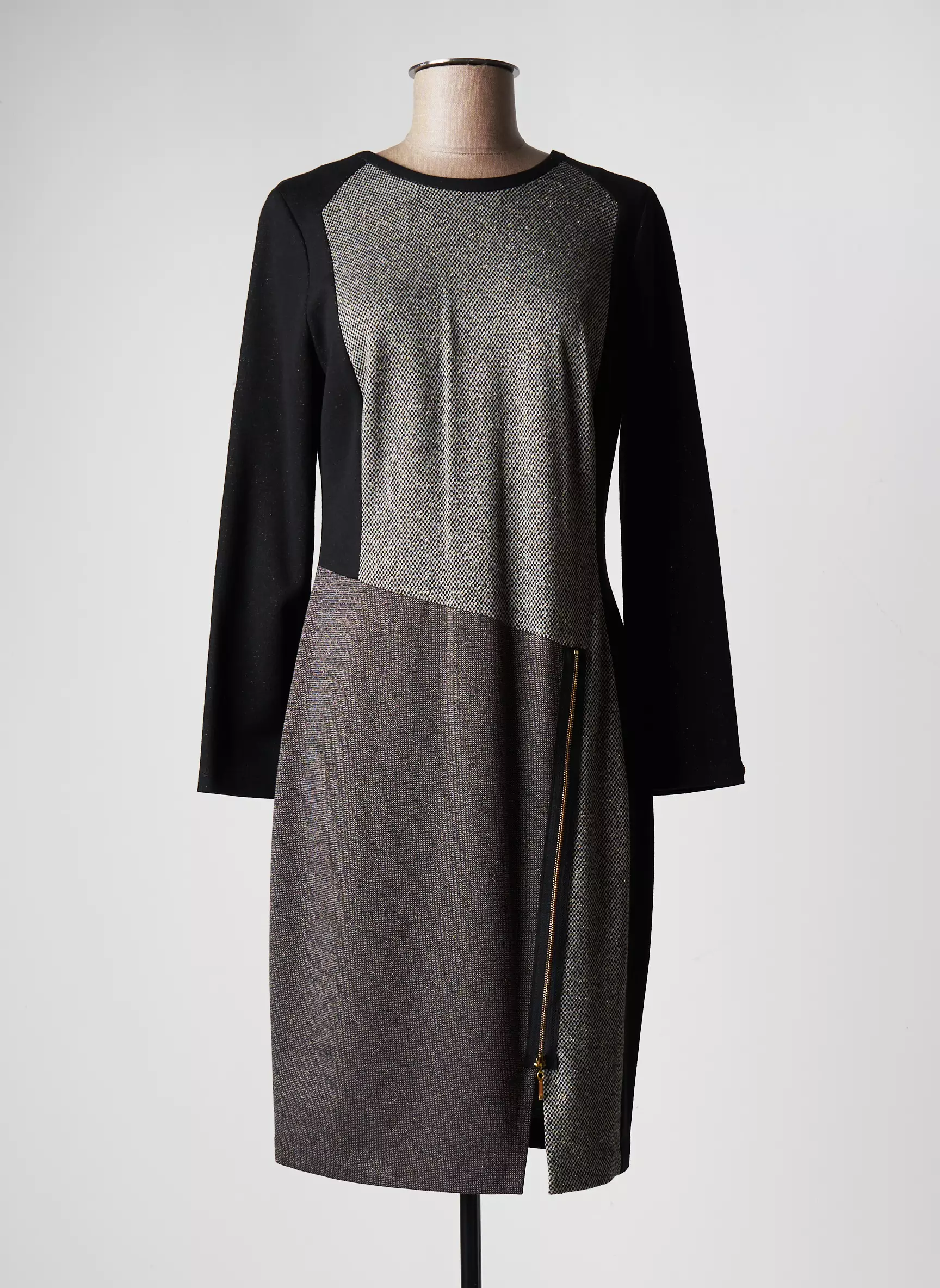 Feria Robes Mi Longues Femme couleur noir