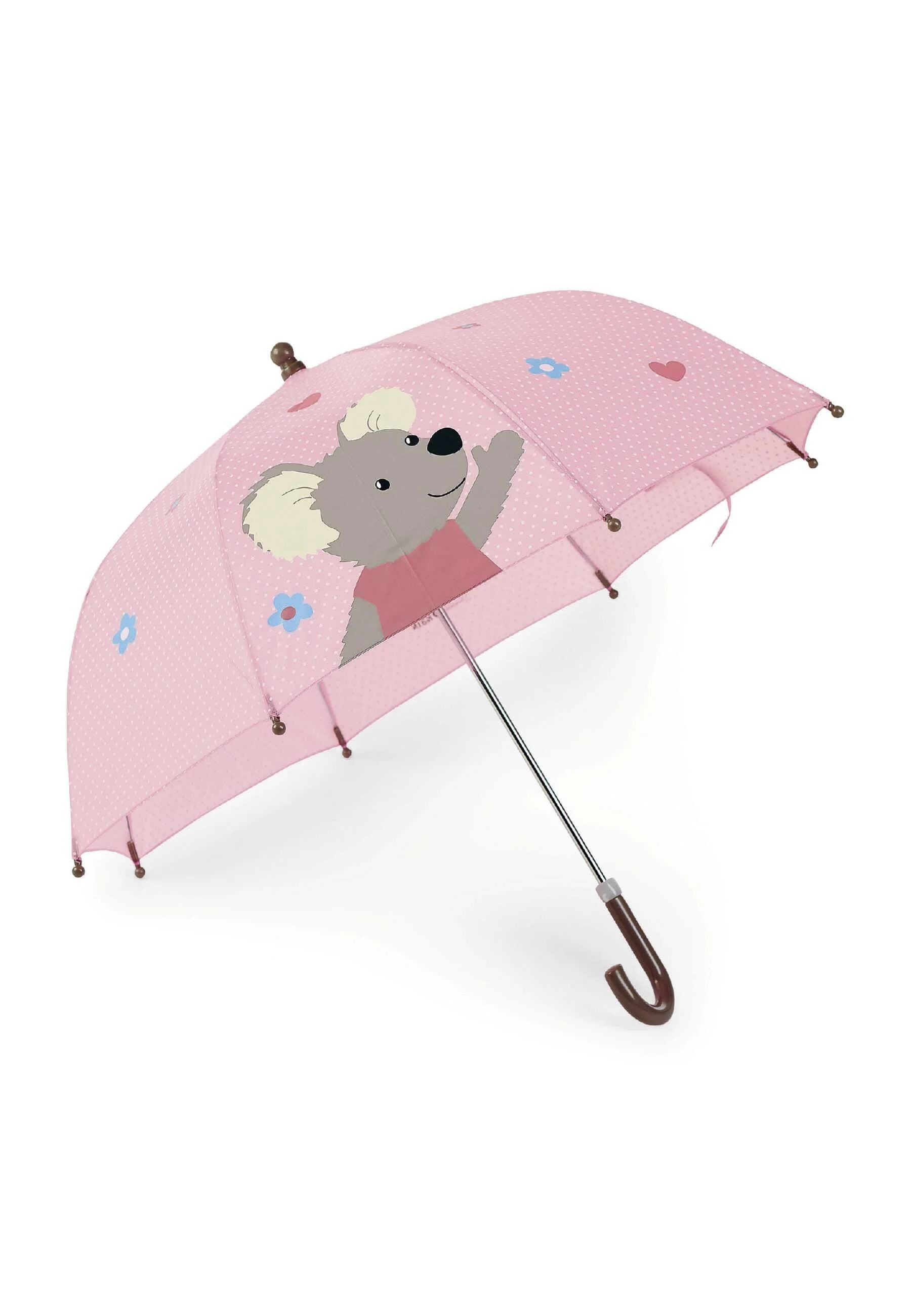 Kinder Regenschirm Maus Mabel in Rosa und Grau