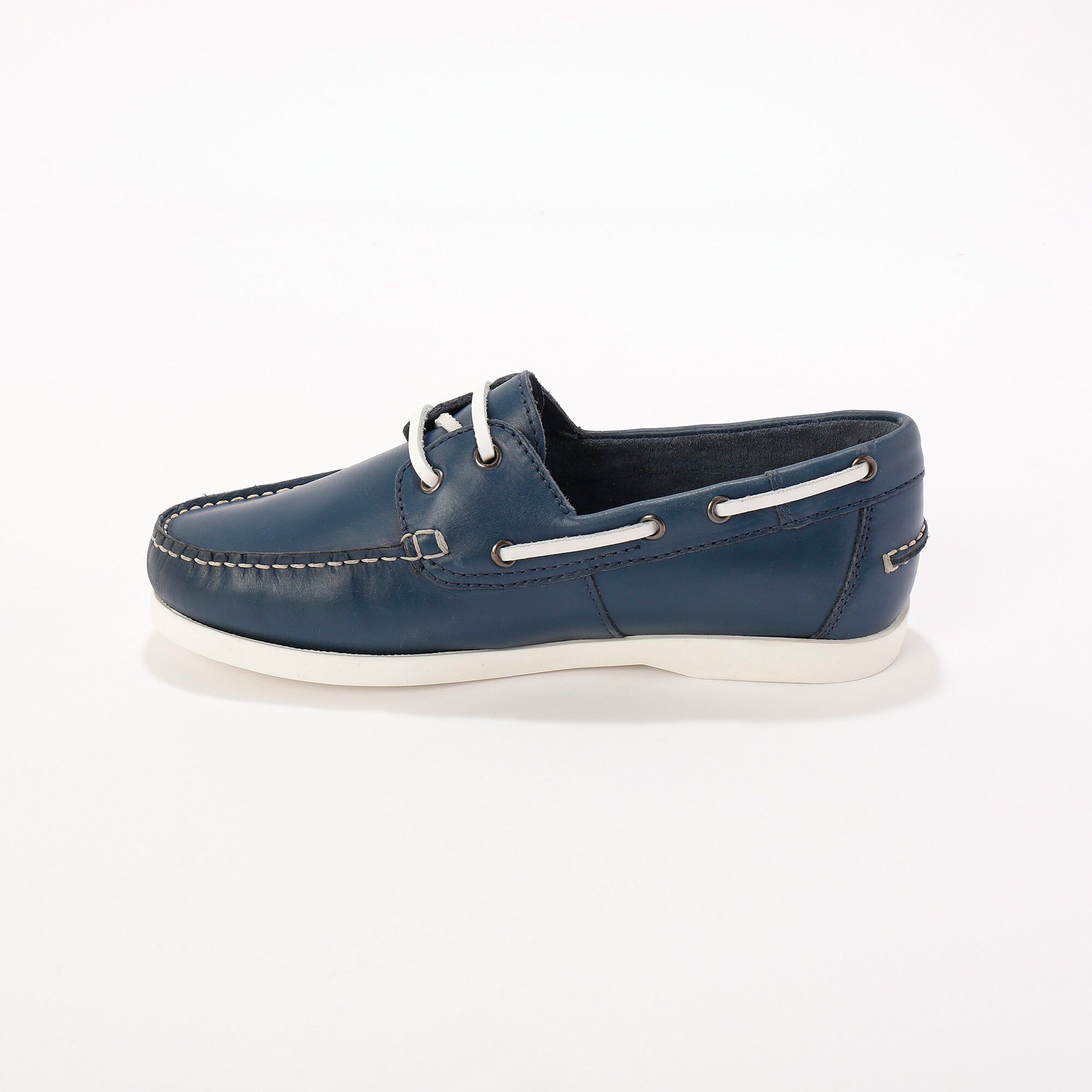 Chaussures bateau en cuir