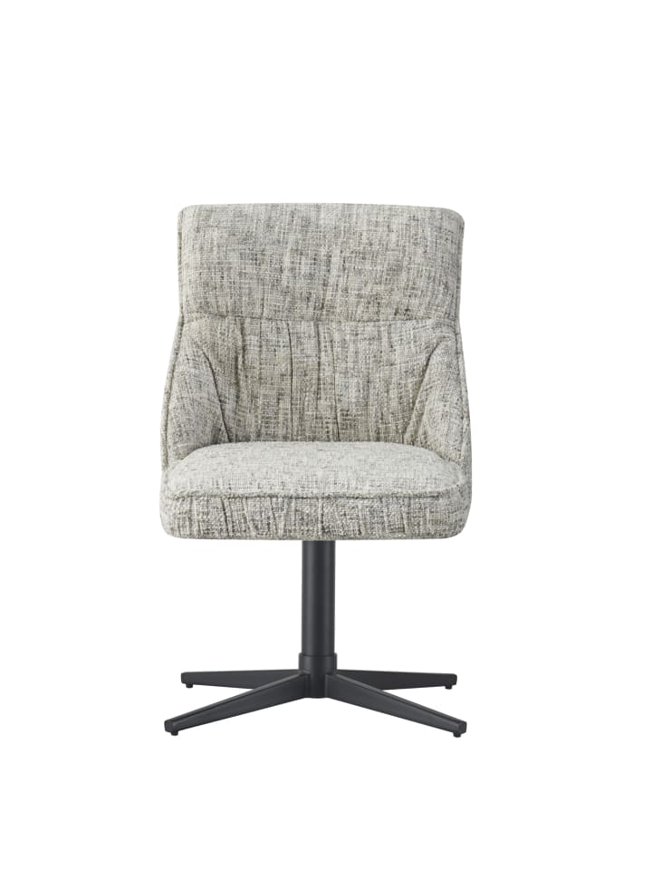 DUBI Möbel 2er-Set: Drehstuhl LORENA in Hellgrau - (B)49 x (H)83 x  (T)62 cm günstig kaufen onesize