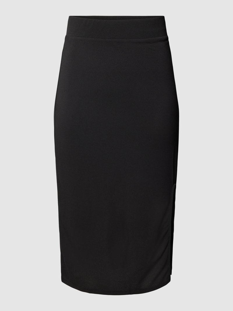 PLUS SIZE Midirock von Evoked Vila Modell 'VIBORNEO' in schwarz