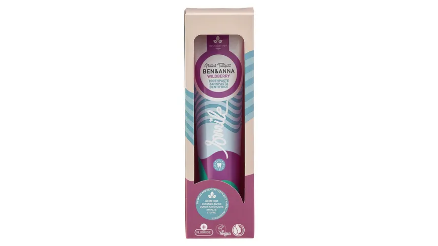 BEN&ANNA Zahnpasta Wild Berry 75 ml