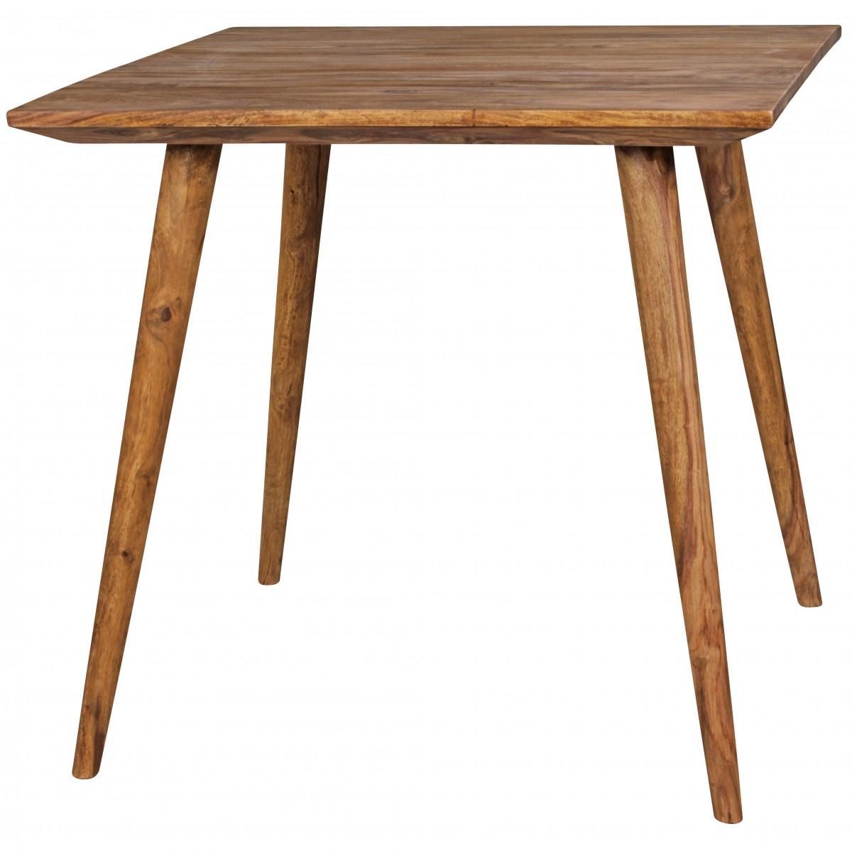 Wohnling Esszimmertisch REPA Massivholz 80 x 80 x 76 cm