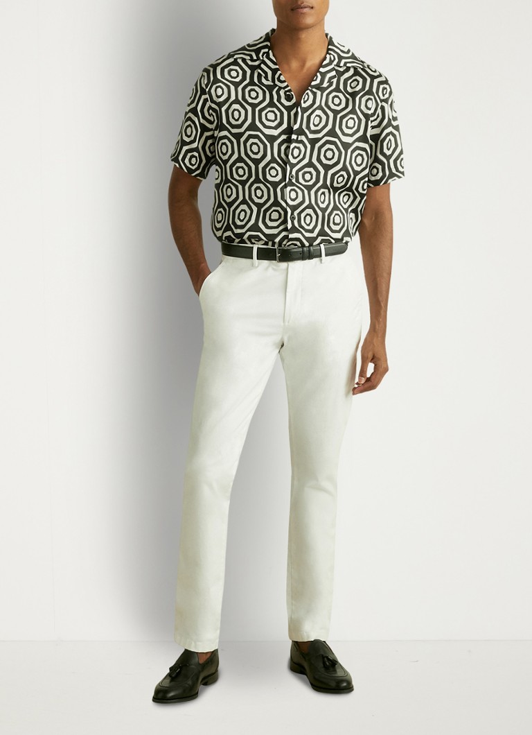 Cămașă Reiss Classic Fit pentru canapea cu imprimeu grafic