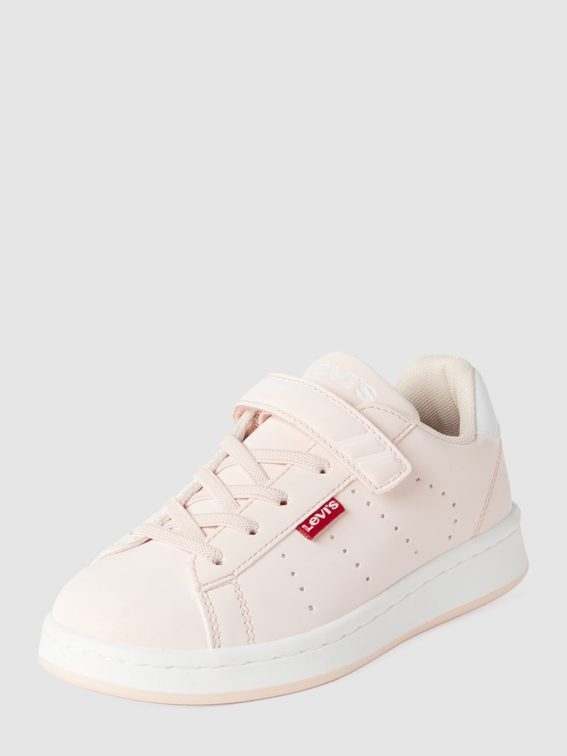 Sneaker mit Label-Details Modell 'AVENUE' in rosa