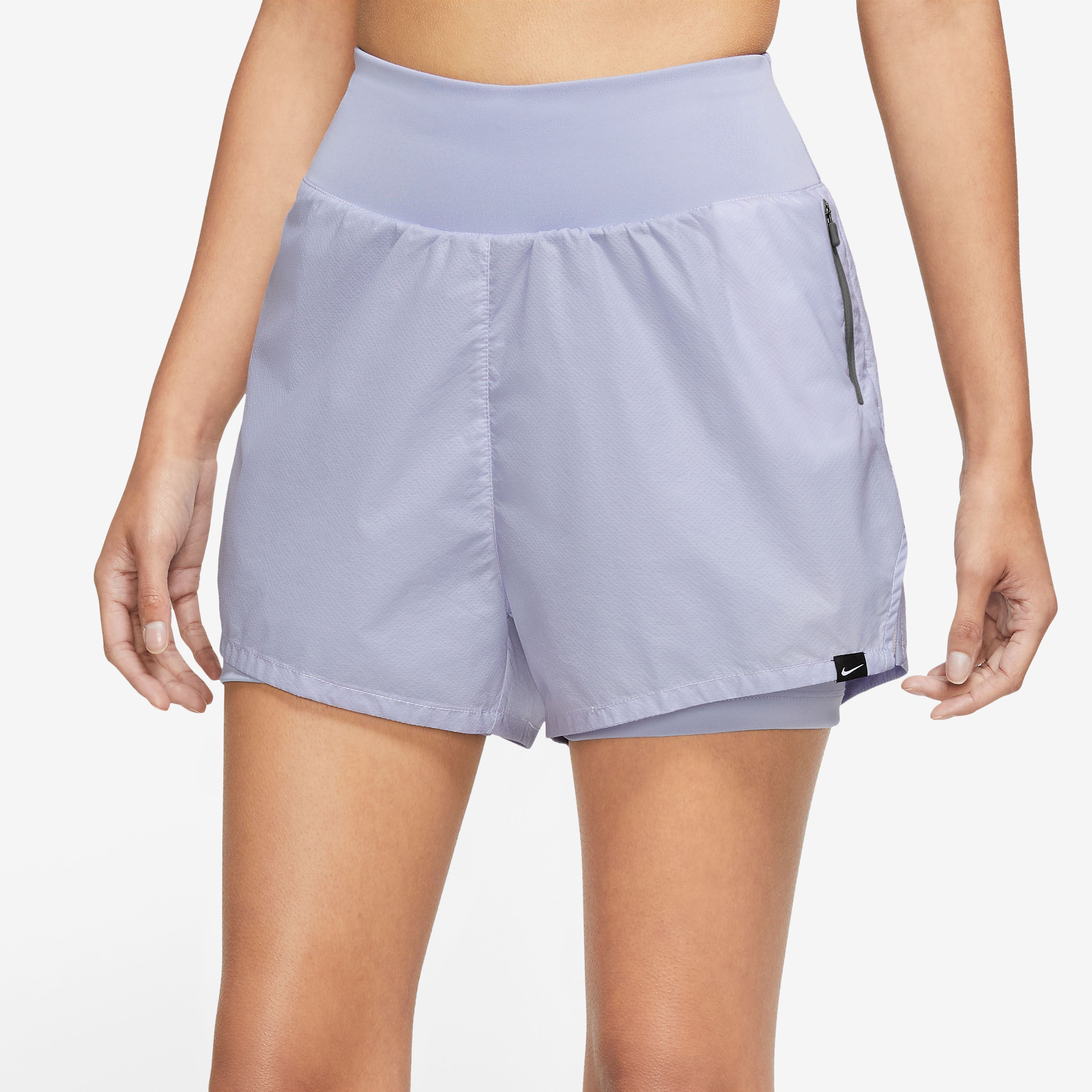 Dri-Fit Run Division Reflective Mid-Rise 3in Shorts Damen - Flieder