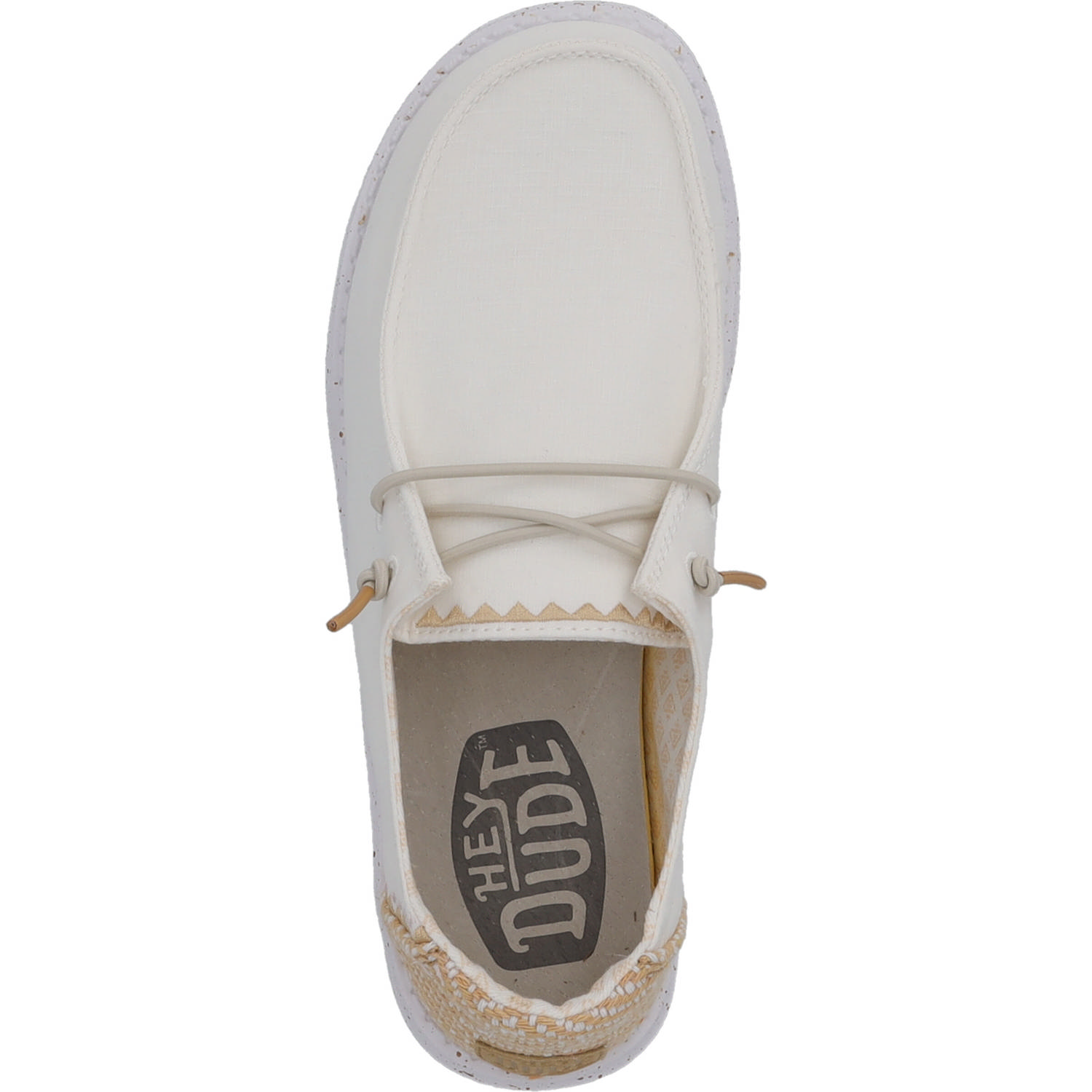 Hey Dude 40059, Schnürschuhe, Damen, white sand