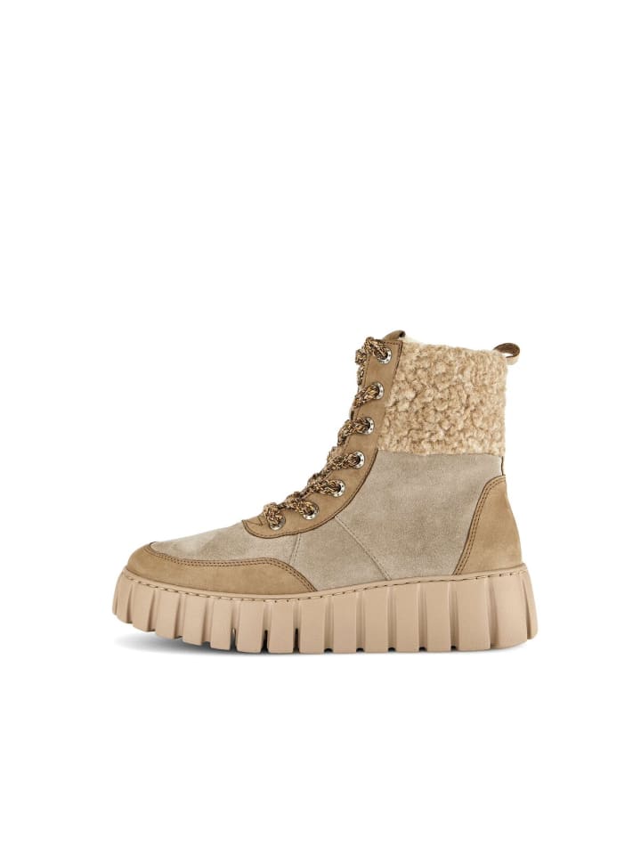 Gabor Comfort Plateau Stiefeletten in beige günstig kaufen