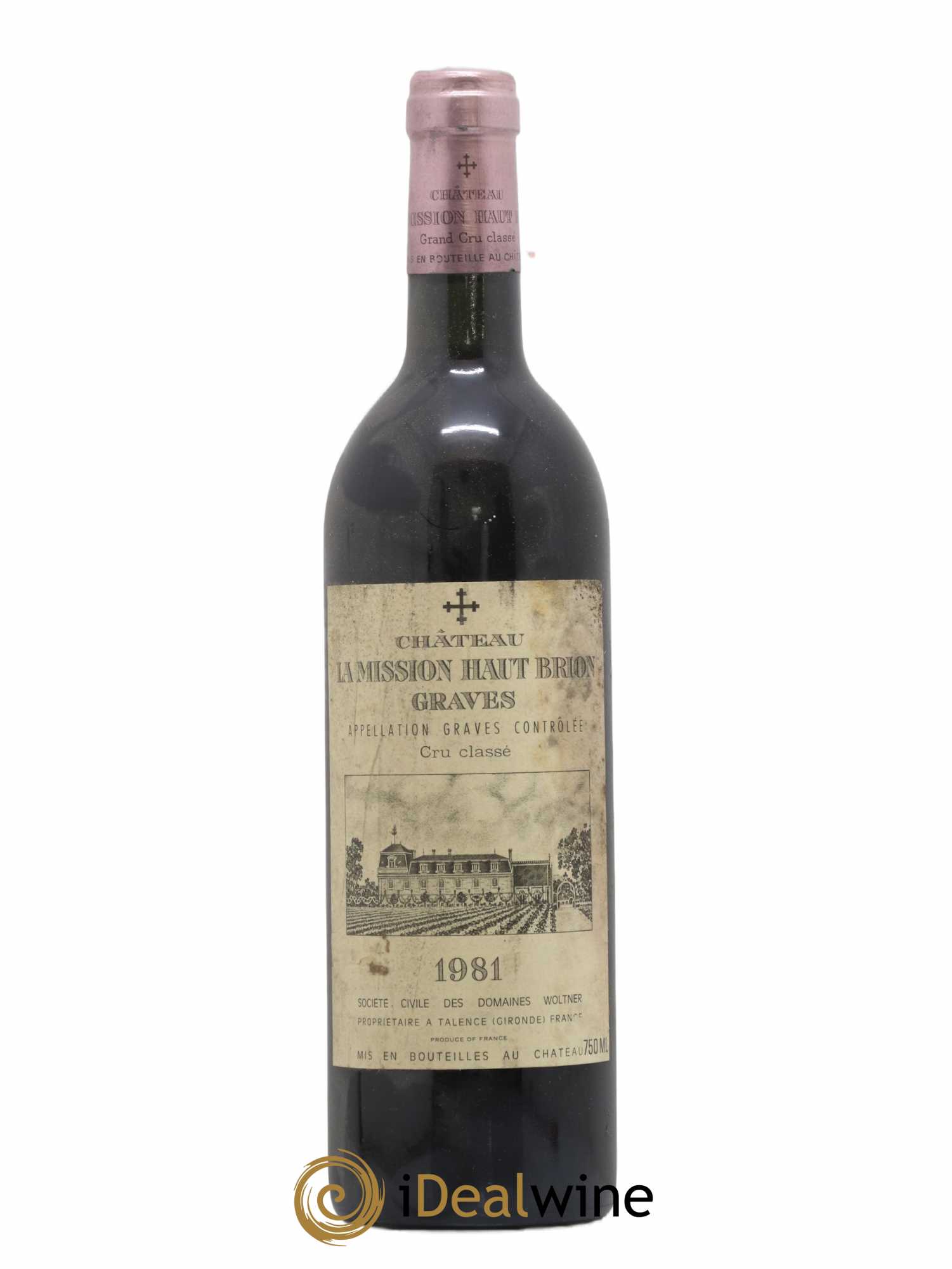 Château La Mission Haut-Brion Cru Classé de Graves  1981 - Lot de 1 Bouteille