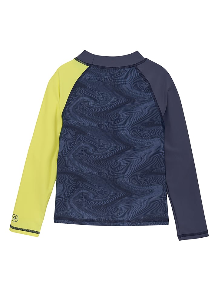 Color Kids Badeshirt in Gelb/ Dunkelblau günstig kaufen