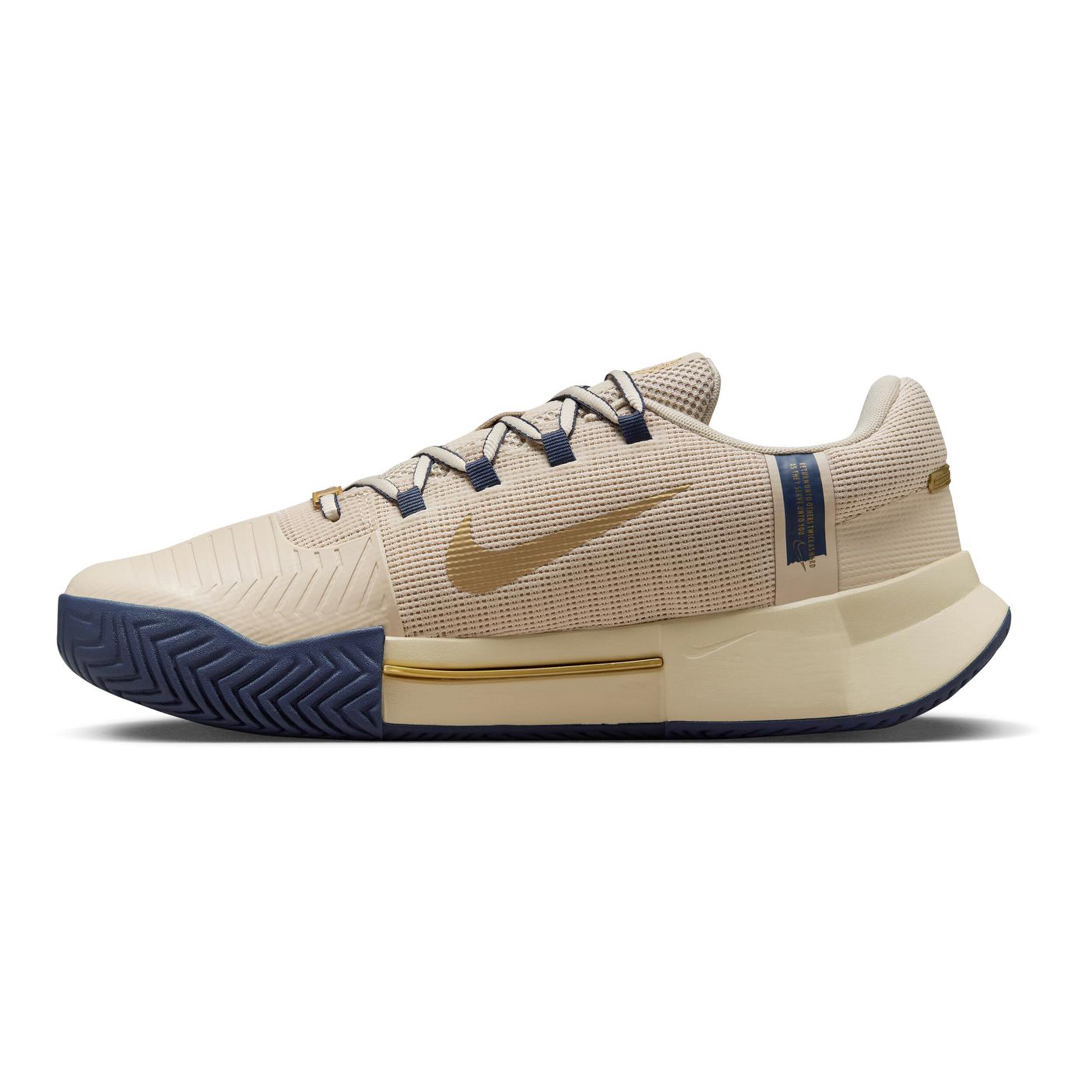 Zoom GP Challenge 1 PRM Allcourtschuh Herren - Beige, Dunkelblau