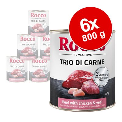 Rocco Classic Trio di Carne - 6 x 800 g