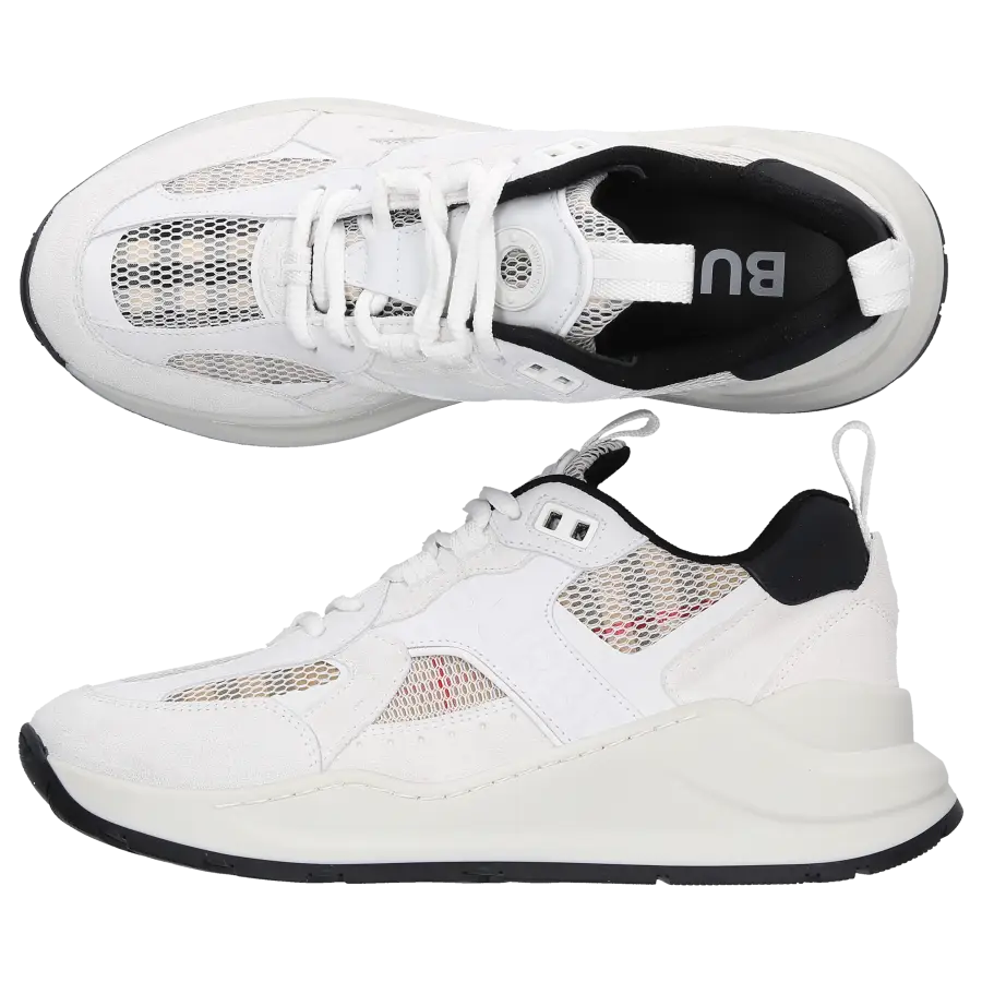 Burberry - Sneaker low 80613541 Kalbsleder - weiß