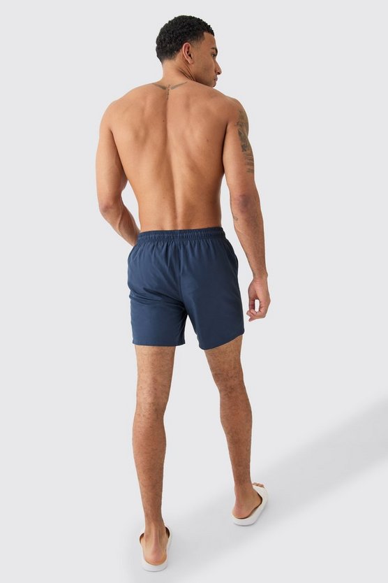 2er-Pack mittellange Man Signature Badehose