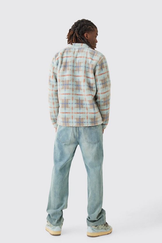 Kariertes Borg-Overshirt