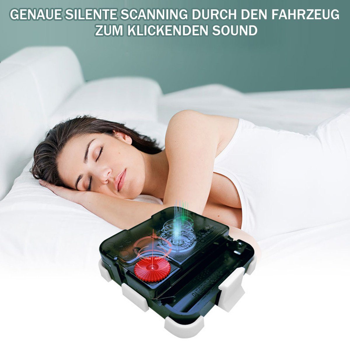 FeelGlad Wanduhr Wanduhr 12 Zoll Ohne Tickgeräusche für Wohnzimmer,Schlafzimmer,Küche