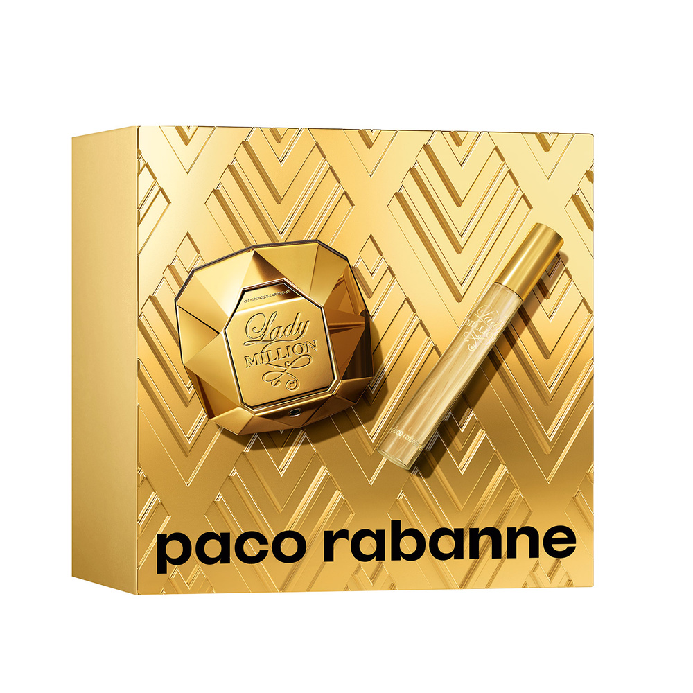 Paco Rabanne COFFRET LADY MILLION EAU DE PARFUM 50ML ET SPRAY DE VOYAGE 10ML