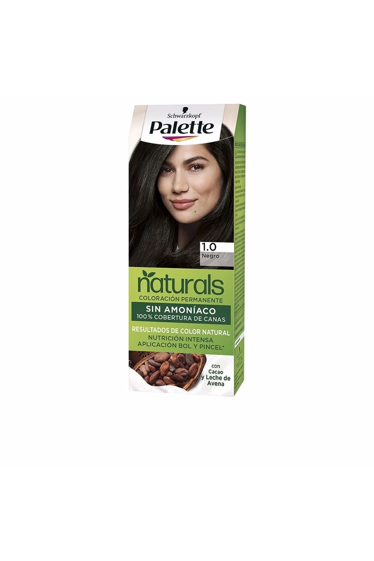 Palette  Haarfarben - Schwarz - Flüssigkeit