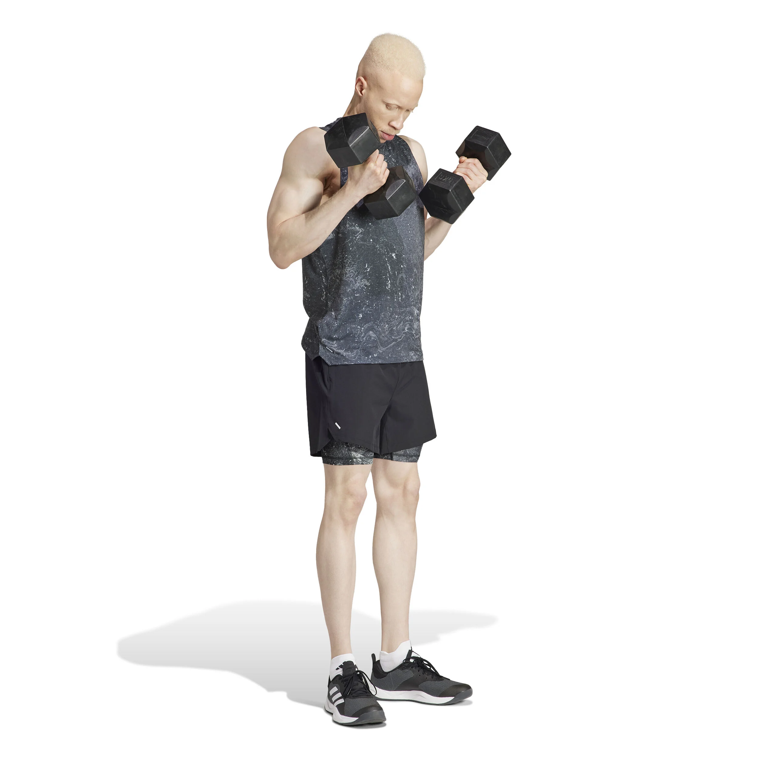 Woven Power 2in1 Shorts Herren - Schwarz