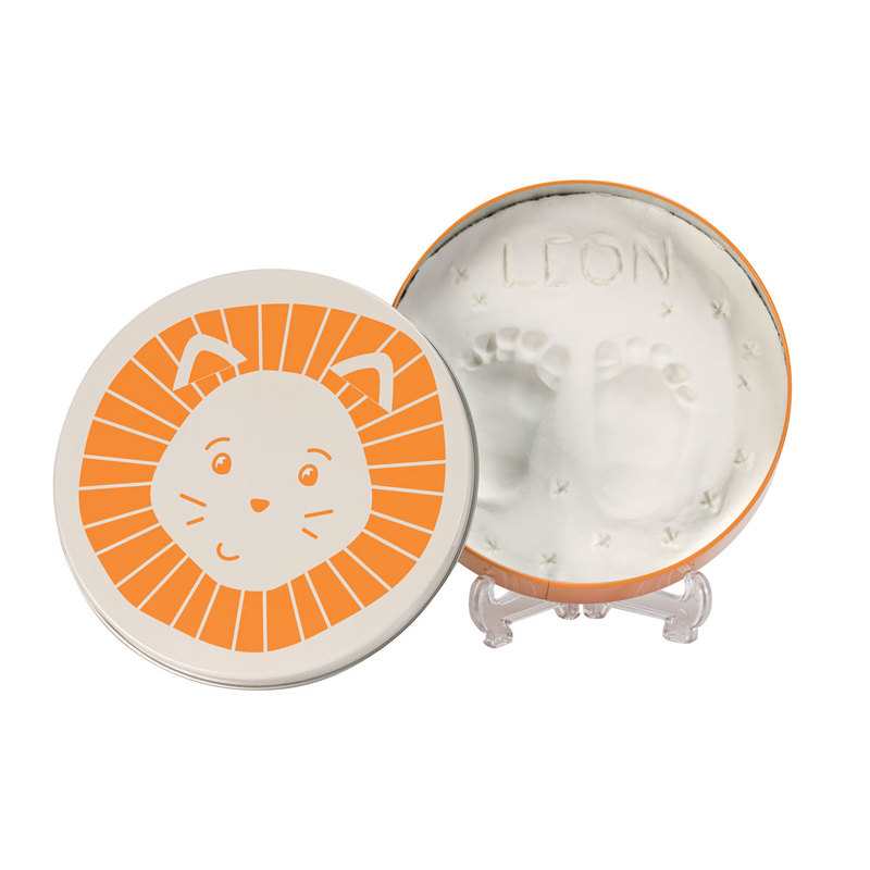 Boite ronde empreinte Baby Art Lion