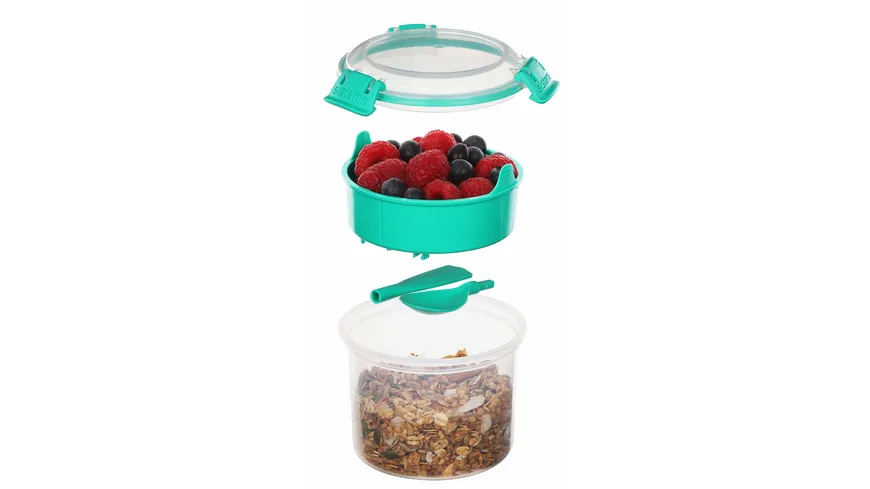 sistema Lunchbox BREAKFAST TO GO 530ml Achtung: diesen Artikel gibt es in verschiedenen farblichen Ausführungen. Sie erhalten nur 1 Artikel (zufällige Auswahl im Lager). Eine Vorauswahl ist leider nicht möglich.