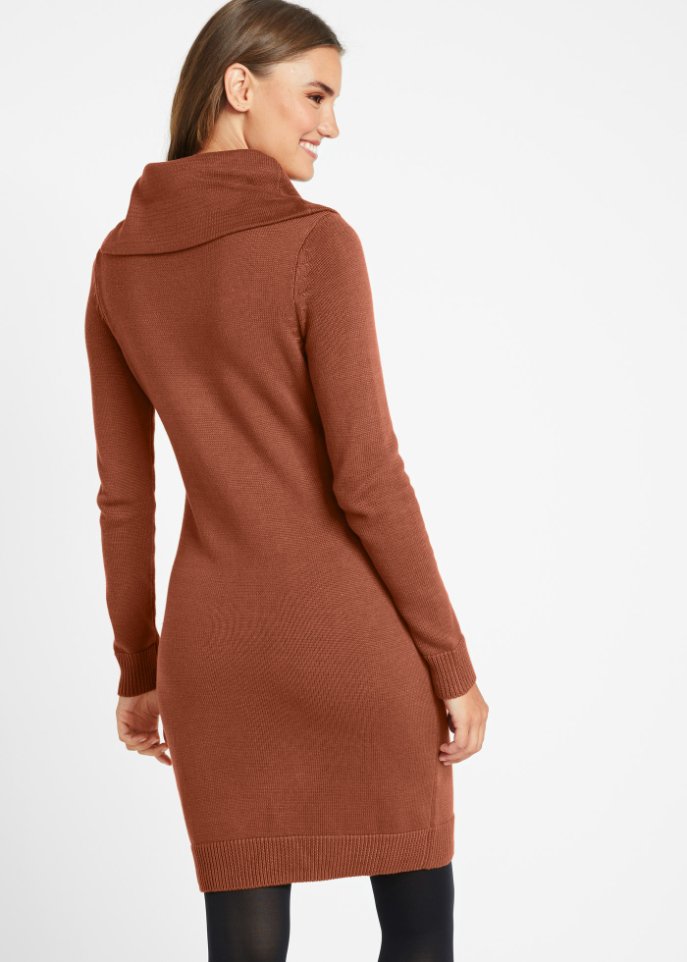 Strickkleid mit Rollkragen