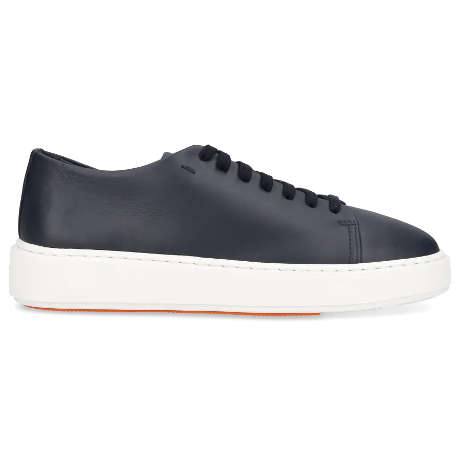 Santoni - Sneaker low 60994 Kalbsleder - blau