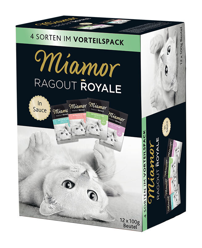 Miamor Nassfutter Miamor Ragout Royale in Sauce Multimix 12x100g