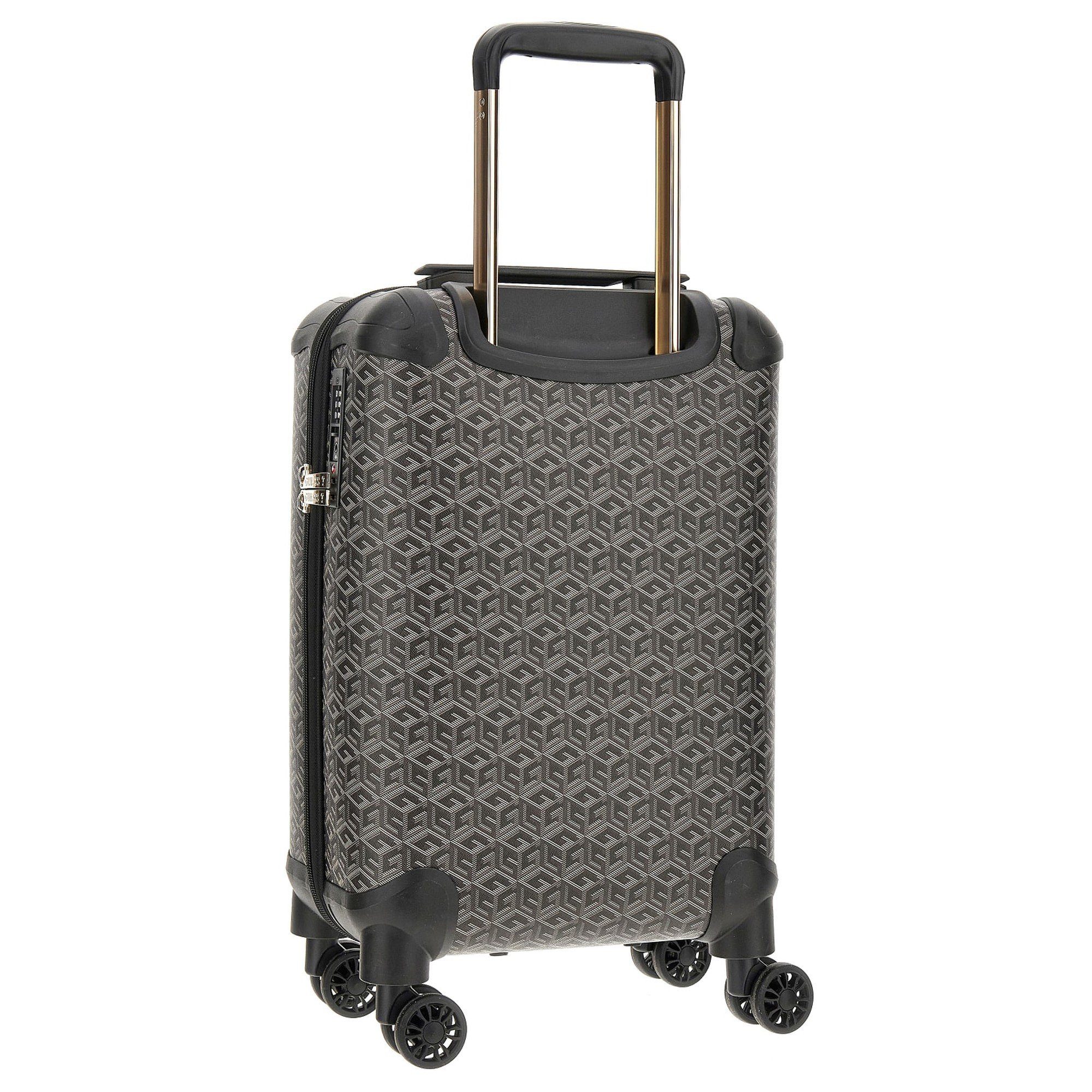 Guess Handgepäck-Trolley Wilder 18 IN - 4-Rollen-Kabinentrolley 46 cm XS, 4 Rollen Rollen