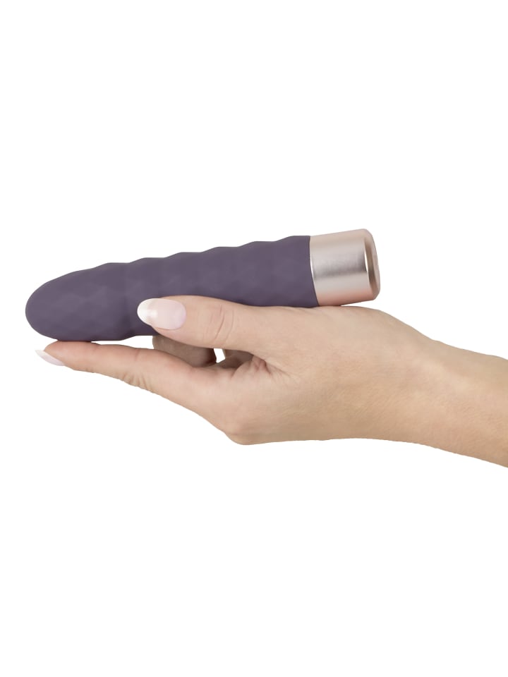 Elegant Series Vibrator Elegant Diamond Vibe in lila günstig kaufen 15 cm