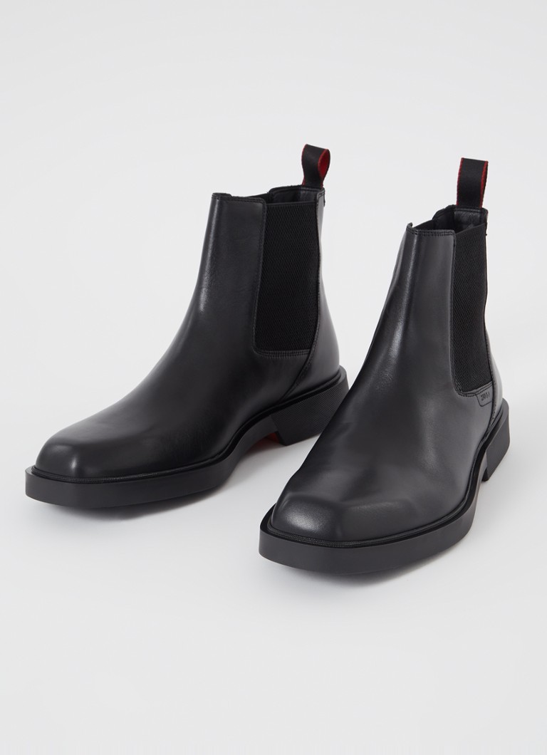 Ghete Chelsea din piele HUGO BOSS