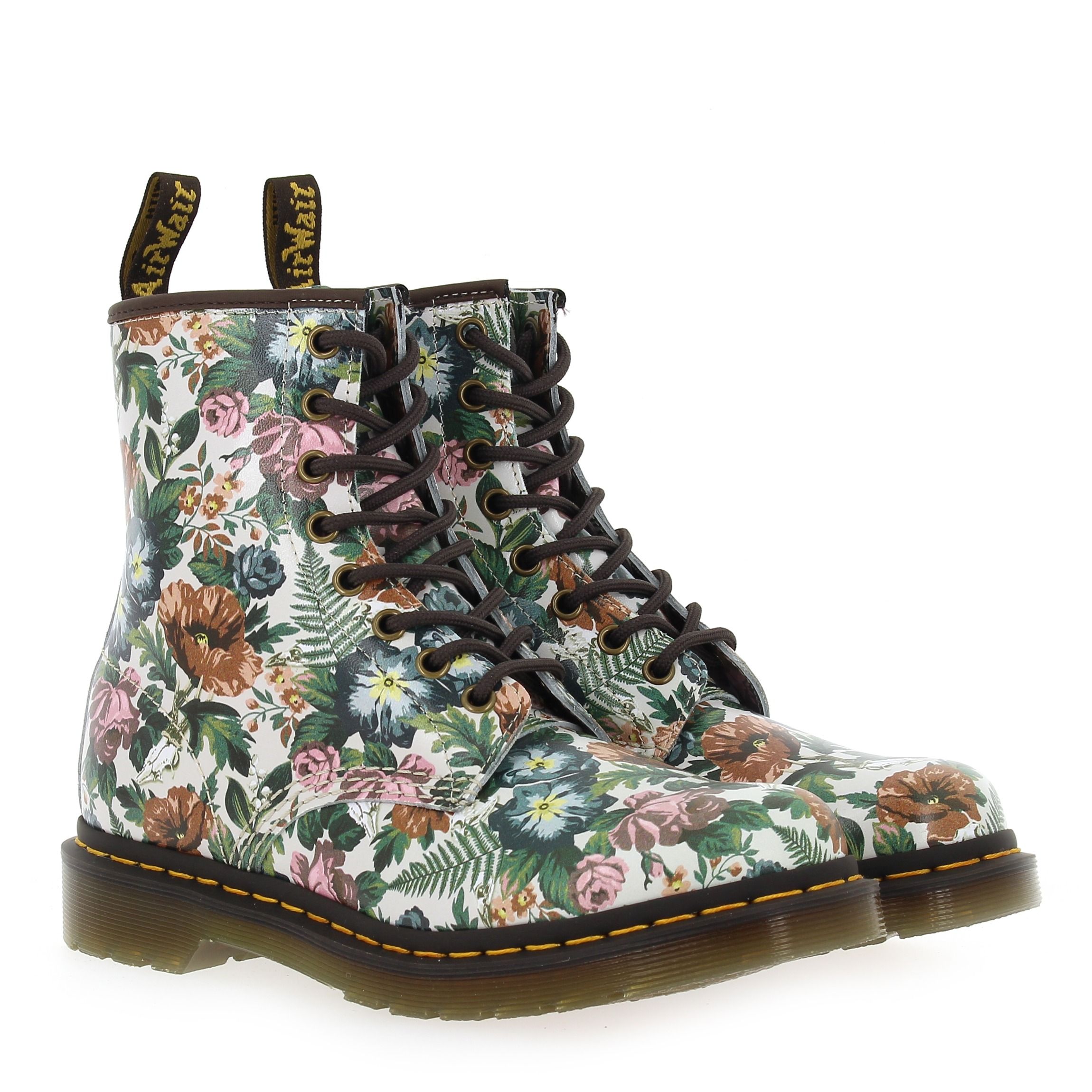 Dr Martens  1460 ENGLISH GARDEN PRINT - Multi Vert