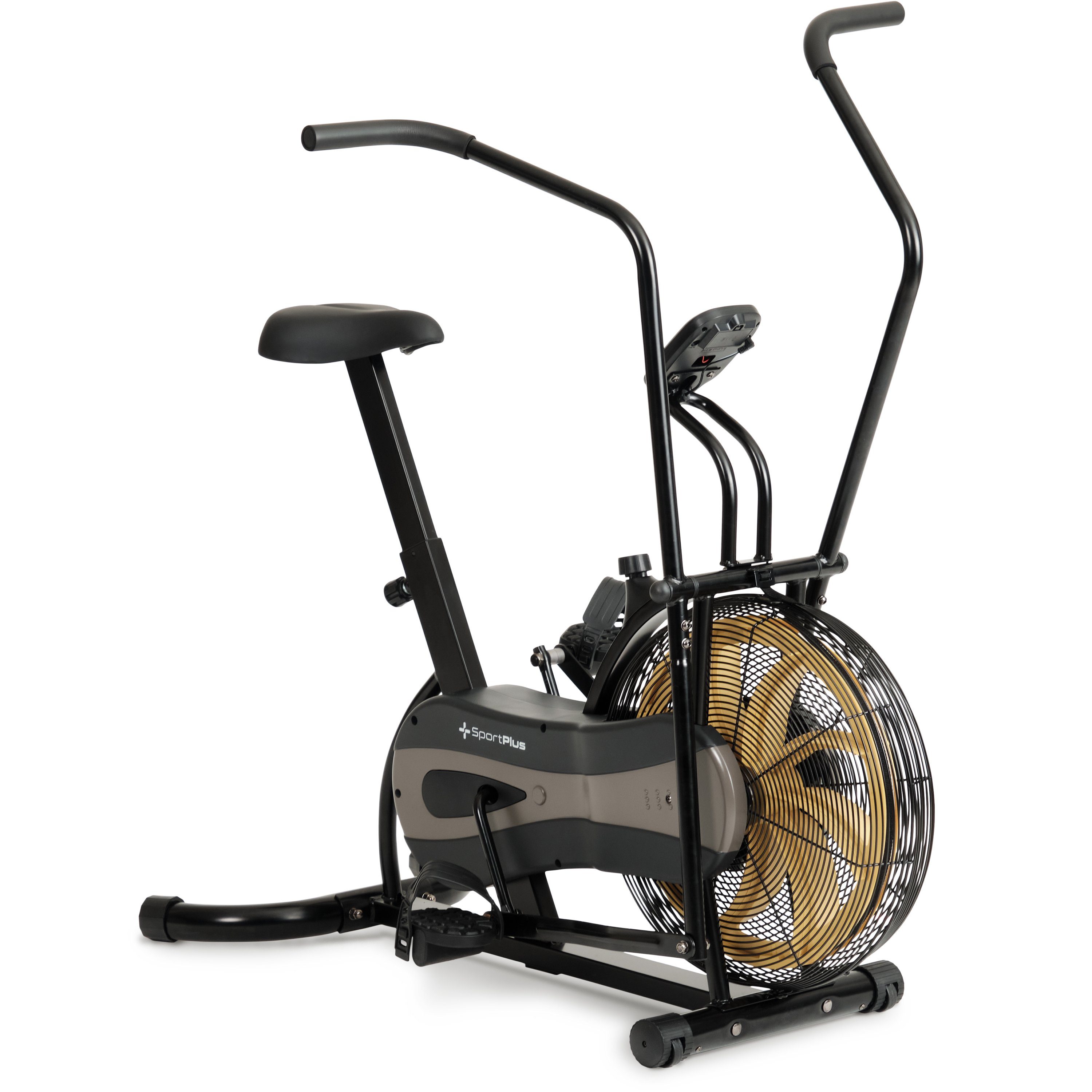 SportPlus Heimtrainer SP-FB-1100-B-iE, Air Bike, Heimtrainer, Luftwiderstand, App kompatibel, SP-FB-1100-B-iE