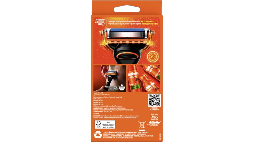 Gillette Rasierer Fusion5 Power