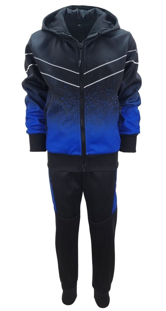 Fashion Boy Trainingsanzug Thermo Trainingsanzug Freizeitanzug Jogginganzug Jungen/Mädchen JF1137 (Set, Jacke + Hose)