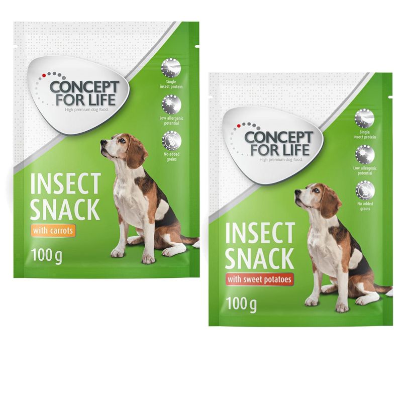 Probierpaket Concept for Life Insect Snack 2 x 100 g zu TOP-Preisen