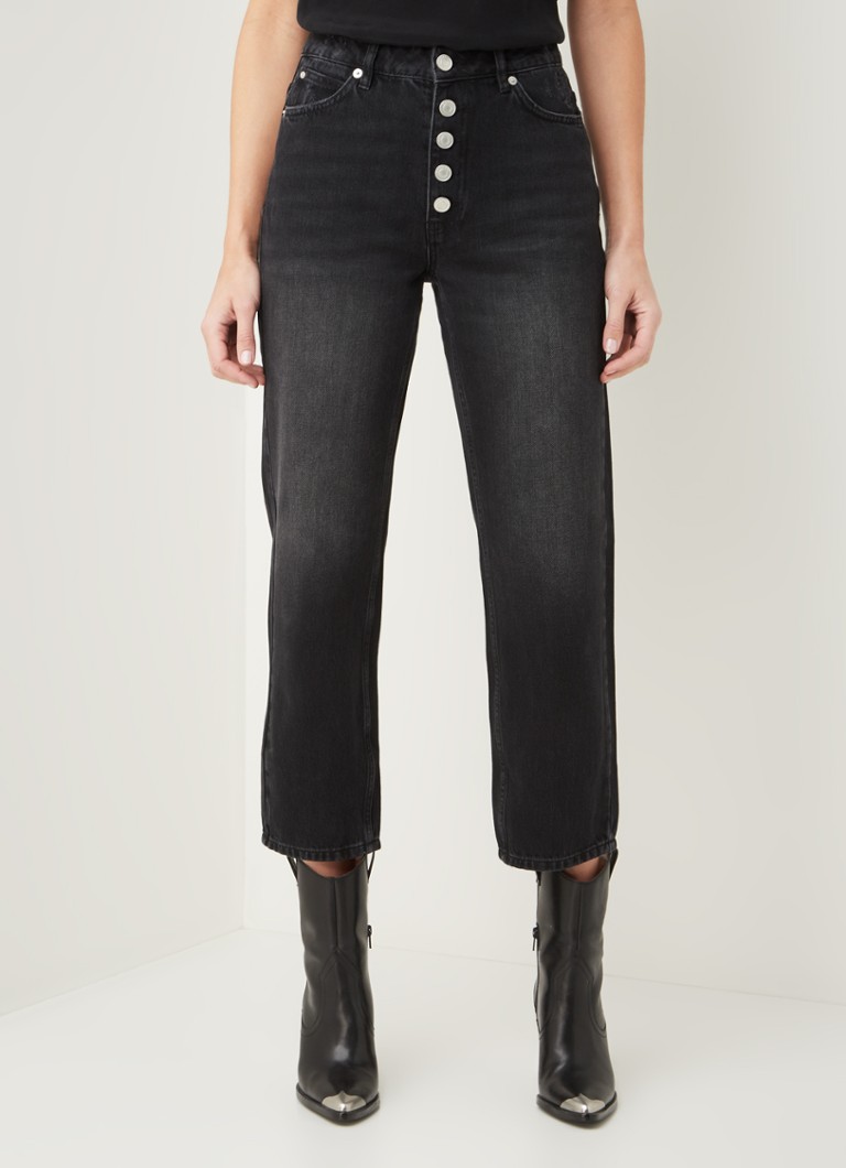 Whistles  Hollie high waist straight leg cropped jeans