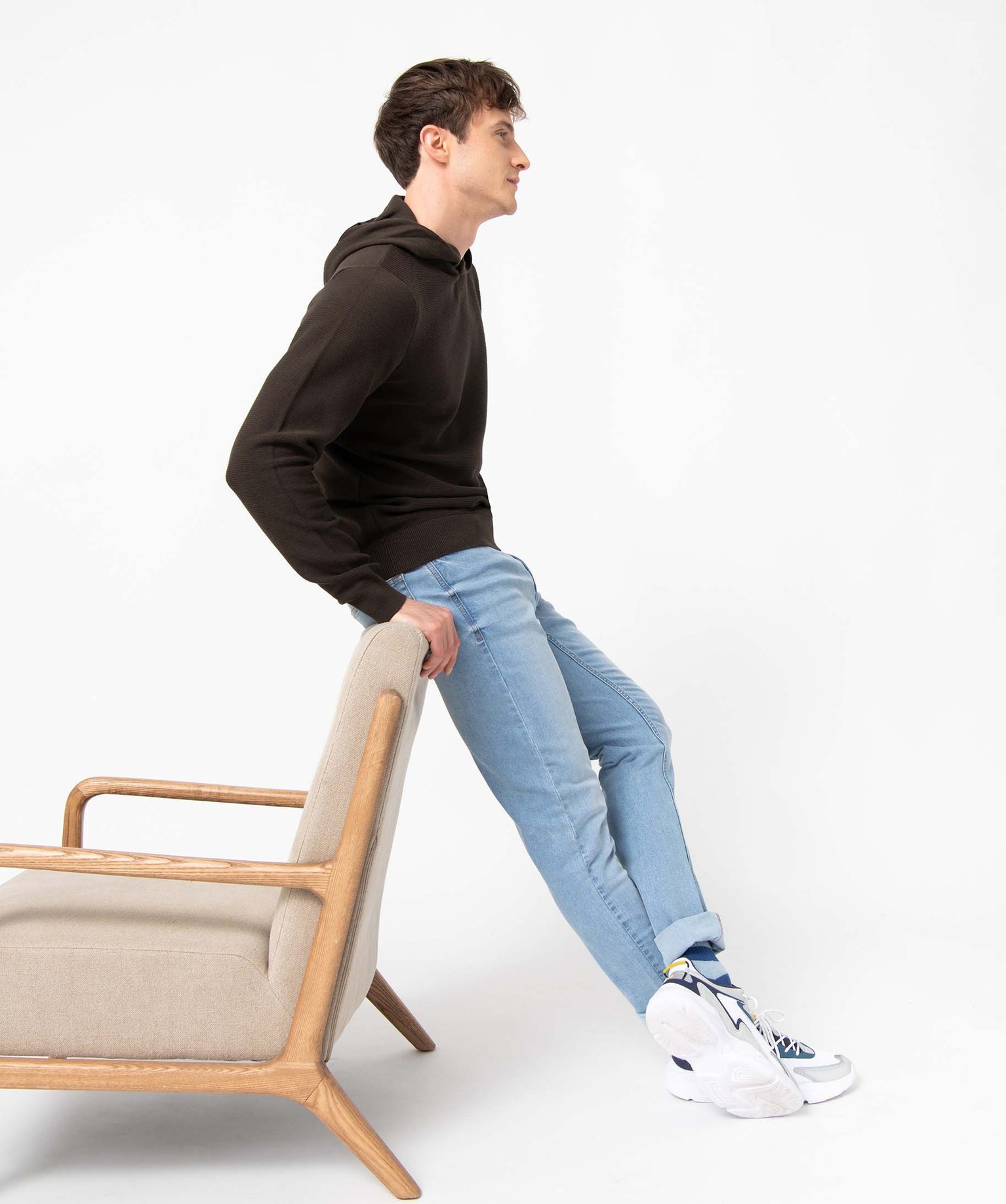 Jean homme écoresponsable coupe slim stone | GEMO